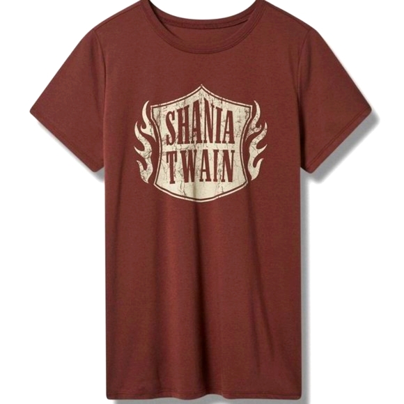 ❤NWT VINTAGE TORRID BAND TEE  SHANIA TWAIN COUNTRY MUSIC CONCERT SHIRT PLUS SIZE - Picture 1 of 13